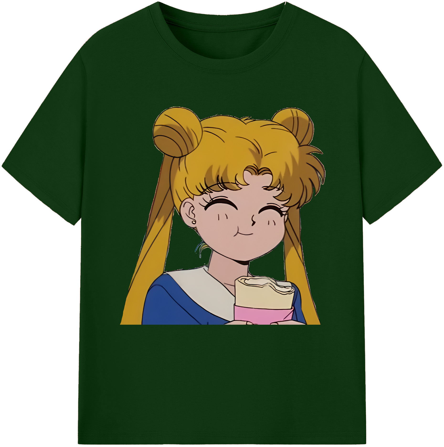 （画像用） 美少女戦士セーラームーン 愛野 美奈子 あいの みなこ Sailor Moon Aino Minako 綿100％半袖Tシャツ（フロントプリント）